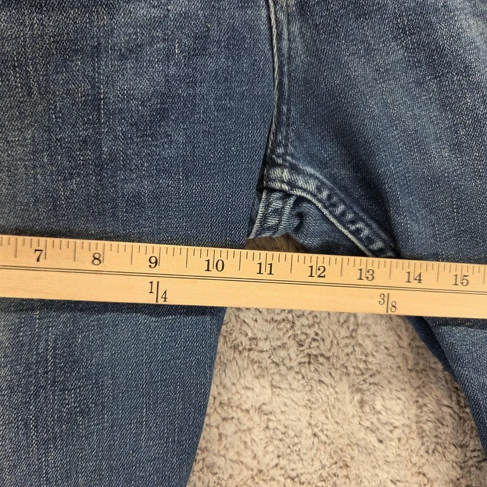 Vintage Levis Blue Star Jeans Mens Blue Buckle Back Engineered Fits 32x26